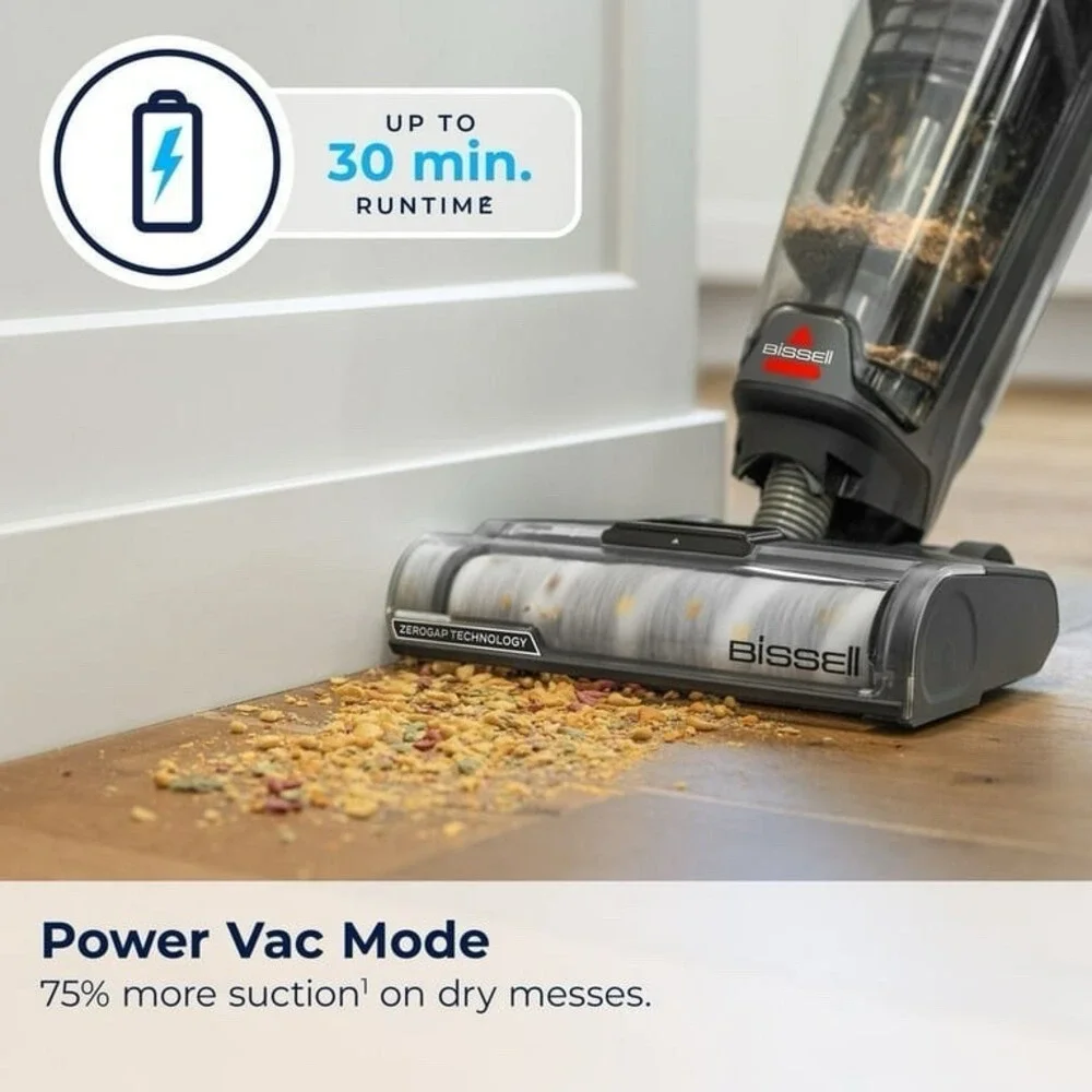 New BISSELL CROSSWAVE OmniForce Cordless Lightweight WET DRY Vacuum Cleaner 3930